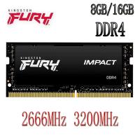 ราคา Kingston FURY Impact DDR4 RAM 8GB 16GB DDR4 2666MHz 3200MHz หน่วยความจําแล็ปท็อปโน้ตบุ๊ค RAM (41059956949)