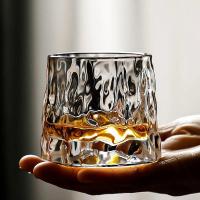 ราคา 160ML Thicken Wine Glass Rotating Whisky Glass Vodka Wine Cup Bar Party Whiskey Beer Glass Transparent Brandy Cup (29063979011)