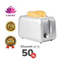 ราคา Lahome Toaster เครื่องปิ้งขนมปังแบบ2ช่อง เครื่องปิ้งขนมปัง เครื่องทำอาหารเช้าแบบมัลติฟังก์ชั่น ที่ปิ้งขนมปัง สแตนเลส (28806854909)