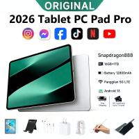 ราคา แท็บเล็ต PC Tablet Pad 2026 10.1 นิ้ว 5G LTE Dual SIM Wifi 16GB+1024GB Android รองรับ COD แท็บเล็ตเล่นเกม ทำงานสำนักงาน (54959728055)