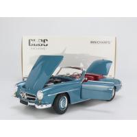 ราคา MINICHAMPS 1: 18 Mercedes-Benz 190 SL 1955 Alloy Full Open China Exclusive Edition Blue Color Matching Red ภายใน Global Limited 400 หน่วย 103037033 (52859183986)