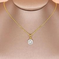 ราคา สร้อยพร้อมจี้เพชรแท้ธรรมชาติ13ตัง,ทองแท้9k (20743910110)