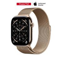 ราคา Apple Watch Series 11 GPS + Cellular 46mm Gold Titanium Case with Gold Milanese Loop (41218586175)