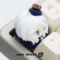 ราคา Genshin Furina Keycap น่ารักการ์ตูน 3D น่ารัก MX สวิทช์คีย์บอร์ดเรซิ่น Keycaps Genshin Impact Ganyu Zhongli Klee Nahida DIY Creative Keycap (24638546170)