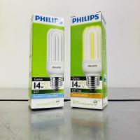 ราคา PHILIPS หลอดประหยัดไฟ หลอดตะเกียบ 3U 14W E27 รุ่น GENIE (1363468056)