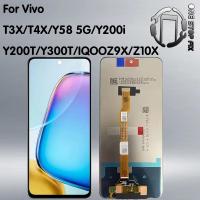 ราคา สําหรับ Vivo T3X/T4X/Y58 5G/Y200i/Y200T/Y300T/IQOOZ9X/Z10X จอแสดงผล LCD + Touch Glass Digitizer (53309298001)