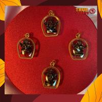 ราคา งานฝีมือคนไทย จี้องค์พ่อ พระพิฆเนศ จี้พระพิฆเนศ กรอบลายไทยสีทอง ศรัทธาบูชาแล้วเห็นผลจริง True jewelry (8372478226)