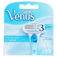 ราคา ยิลเลตต์ วีนัส ใบมีดโกนสำหรับผู้หญิง 4 ชิ้น/Gillette Venus 4 razor blades for women (8740762006)