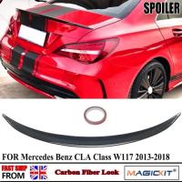 ราคา Rear Trunk Spoiler Lip For Mercedes Benz W117 CLA200 CLA250 CLA45 AMG 2013-2019 (55355614621)