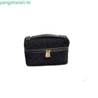 ราคา กระเป๋าเครื่องสำอางหนังลูกแกะ สไตล์คลาสสิกหรูหรา สำหรับสตรี (53109665202)