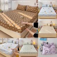 ราคา ผ้าปูที่นอนผ้าฝ้ายสไตล์พื้นฐานบางเบา 1m2x2m, 1m4x2m, 1m5x2m, 1m6x2m (43263524760)
