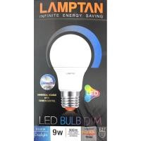 ราคา หลอดไฟLED หรี่ได้ LED BULB DIM สีขาว 9W Lamptan (25702782019)