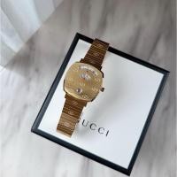 ราคา New⭐️Gucci YA157401 grip gold watch size 35 mm กล่อง ใบรับประกัน2ปี ราคาดีมากก Saleพร้อมส่ง (45102534476)