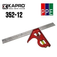 ราคา 352-12 [Kapro] ฉากเป็นหมุนล็อค 12" ด้ามเหล็ก Knob Lock Combination Square 12" (22182750011)