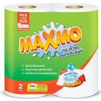 ราคา แม๊กซ์โม่กระดาษอเนกประสงค์พิคยัวร์ไซค์ 2ม้วน Maxmo Kitchen Towel Pick Your Size Pack 2Rolls [8850046338429 ] (54303158307)