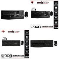 ราคา ชุดคีย์บอร์ด&เมาส์ไร้สาย 2.4GHz Wireless SIGNO รุ่น KW-740+WM-104 /KW-760+WM-106 (41725822703)