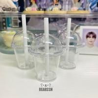 ราคา [พร้อมส่ง]แก้วชานมจิ๋ว ฝาโดม+หลอด ขั้นต่ำ 50 บาท คละสินค้าในร้านได้ (18490775681)