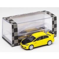ราคา DCT 1:64 Honda Civic Type-R FD2 JDM รถโมเดลสีเหลือง ใหม่เอี่ยมปิดผนึก A4 (29790030561)