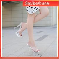 ราคา ส้นแก้วสูง งานสวยFARLA พร้อมส่ง รองเท้าส้นแก้ว สูง 6นิ้วเสริมหน้า 2 นิ้ว***หน้าเท้าปกติลด 1 ไซส์** รหัส 198614-56 (17942417560)