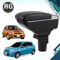 ราคา ที่พักแขน ท้าวแขน วางแขนในรถยนต์ ตรงรุ่น Nissan March วัสดุดี เนื้องานคุณภาพ (24425788402)