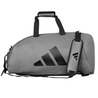 ราคา ✨New! กระเป๋า adidas 2in1 หนัง PU สีเทา โลโก้ดำ สะพายหลังได้ สะพายข้างได้ ขนาด 50L (23986744728)