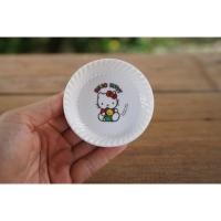 ราคา Sanrio Hello Kitty จานเนยแยม วางถุงชา จานซอส (41963896406)