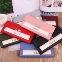 ราคา {พร้อมส่ง}กระเป๋าตังน่ารักกระเป๋าสตางค์ใบยาวแฟชั่นforever youngสามพับเเบบพกพาสไตล์เกาหลี (11690771388)
