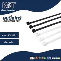 ราคา เคเบิ้ลไทร์ สายรัดเอนกประสงค์ ขนาด 10-15นิ้ว สีขาว/ดำ ราคาดี ถุงละ100ชิ้น (27243081064)