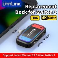 ราคา Unnlink แบบพกพา Nintendo Switch 2 Docking Station Mini Travel Dock 4K 60Hz HDMI PD ชาร์จสําหรับสวิทช์ 2/1/OLED Steam Deck Macbook iPhone 17 Samsung DeX (48359534386)