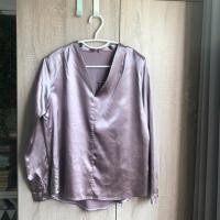 ราคา เชิ้ตแขนยาว-คอวี-ผ้ารื่นๆ-สีชมพูตุ่น (16730020789)