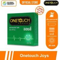 ราคา Onetouch Joys Condom กล่องเล็ก 3 ชิ้น ถุงยางอนามัย วันทัช จอยส์ ผิวเรียบ ขนาด 49 มม. (14583969274)