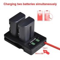 ราคา Batmax 7 NP-FM500H FM500H Battery +LED USB Dual Charger with Type C Port for Sony A57 A58 A65 A77 (25785194056)