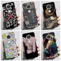 ราคา สําหรับ Motorola Moto G7 Plus/G7 Power/G7 Play ปลอกซิลิโคนอ่อนนุ่มแฟชั่นสีดําทาสี Jelly ฝาหลังเคสโทรศัพท์ (26305542035)