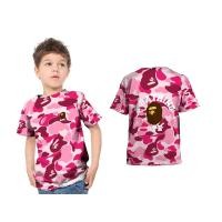 ราคา [TiniShop] A Bathing Ape Bape Premium T-Shirt / A Bathing Ape Bape เสื้อผ้าเด็กล่าสุด 3D Full Print (54605952379)