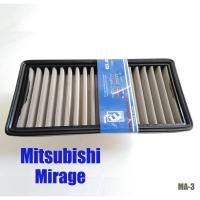 ราคา elevoกรองอากาศรถยนต์​ มิตซูบิชิ มิราจ ไส้กรองสแตนเลส ตรงรุ่น MA-3 MITSUBISHI รุ่น Mirage​ กรองฝุ่นได้ดี​ แข็งแรง​ ทนทาน (6910783691)