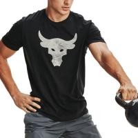ราคา เสื้อยืด Under Armour Project Rock Brahma Bull Logo Short Sleeve เสื้อยืด UA สินค้าแท้ 100% (16244785452)