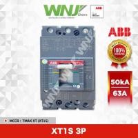 ราคา เบรกเกอร์ (ABB) XT1S 3P 63A (50kA) (25631325422)