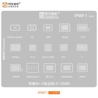 ราคา 0.12 มม.Amaoe WIFI IC BGA ลายฉลุสําหรับ IPhone 5S 6 6S 6SP 7 8 8P X 11 12 13 14 15 IPad 2-6 Pro 9.7/12.9 Mini 1-4 ความร้อนโดยตรง Reballing แม่แบบ (25650335143)