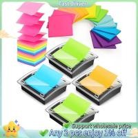 ราคา Up Sticky Note Dispenser 4 ชิ้นพร้อม 24 แผ่นสีสันสดใส Memo Pad Holders Self-Adhesive Supplies (58059642829)