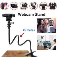 ราคา ยืดหยุ่นโต๊ะ Mount Gooseneck กล้องยึดโต๊ะ Jaw Clamp ยืดหยุ่น Gooseneck สําหรับ Logitech/Webcam Brio/iPhone/Android (47051399963)