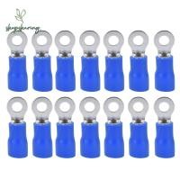 ราคา SHOPSHARING 100PCS Pre Insulated CRIMP Terminals, M4 Blue สายไฟตัวเชื่อมต่อ,ทนทานรอบ AWG 16‐14 ทองแดง CRIMP Terminal การใช้งานรถยนต์ (29244732317)
