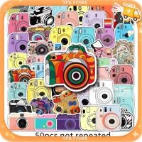 ราคา พร้อมส่ง 50ชิ้น สติกเกอร์ กล้องถ่ายรูป โพลารอยด์ กราฟฟิตี้ กันน้ำ Polaroid Camera Sticker DIY (48308244593)