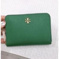 ราคา New Tory Burch Emerson Wristlet Zip Continental Wallet (11607350152)