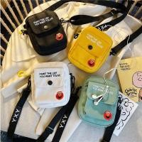 ราคา เอเคซี - เอลโม่ มินิ กระเป๋าสะพายข้างผู้หญิง / กระเป๋าสะพายข้างผ้าแคนวาส / เอลโม่ กระเป๋าโทรศัพท์มือถือเกาหลีแบบสบาย ๆ ขนาดเล็ก (24238619828)