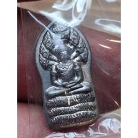ราคา พระนาคปรกใหญ่ หลวงพ่อฟู วัดบางสมัคร ไตรมาส รุ่นแรก ปี 2552 เนื้อตะกั่ว แจกทาน (43412098949)