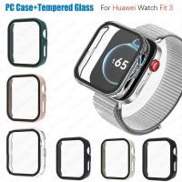 ราคา PC Hard Screen Protector สําหรับ Huawei watch Fit 4 / Fit 4 Pro / Fit 3 กรอบกันชน PC + 9H แก้วสําหรับ Huawei watch fit3 (24580471184)