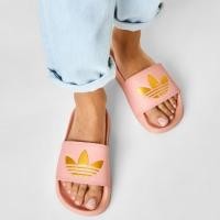 ราคา ส่งต่อ มือสอง รองเท้าแตะผู้หญิง รองเท้าแตะอดิดาส adidas ADILETTE LITE (พื้นนิ่ม) สีชมพู เบอร์ 6 (37.5cm) (48906725217)
