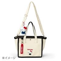 ราคา ส่งตรงจากญี่ปุ่น Sanrio characters 2-Way Mini Tote Bag Shoulder Canvas bag Hello Kitty kuromi (47304844089)