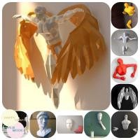 ราคา โมเดลกระดาษ Origami 3D แฮนด์เมด สามมิติ สําหรับตกแต่งผนังบ้าน DIY (21740711243)