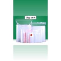 ราคา [ราคาปลาหมึก - DISTRICT 8] 100g/500g GOOD, THICK, CLEAR RED THREAD ZIPPER BAG (51056518136)